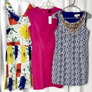 Anthropologie Boutique, Ann Taylor, Sheath & Fit-and-Flare Dresses Sz 0 & 2 NWT